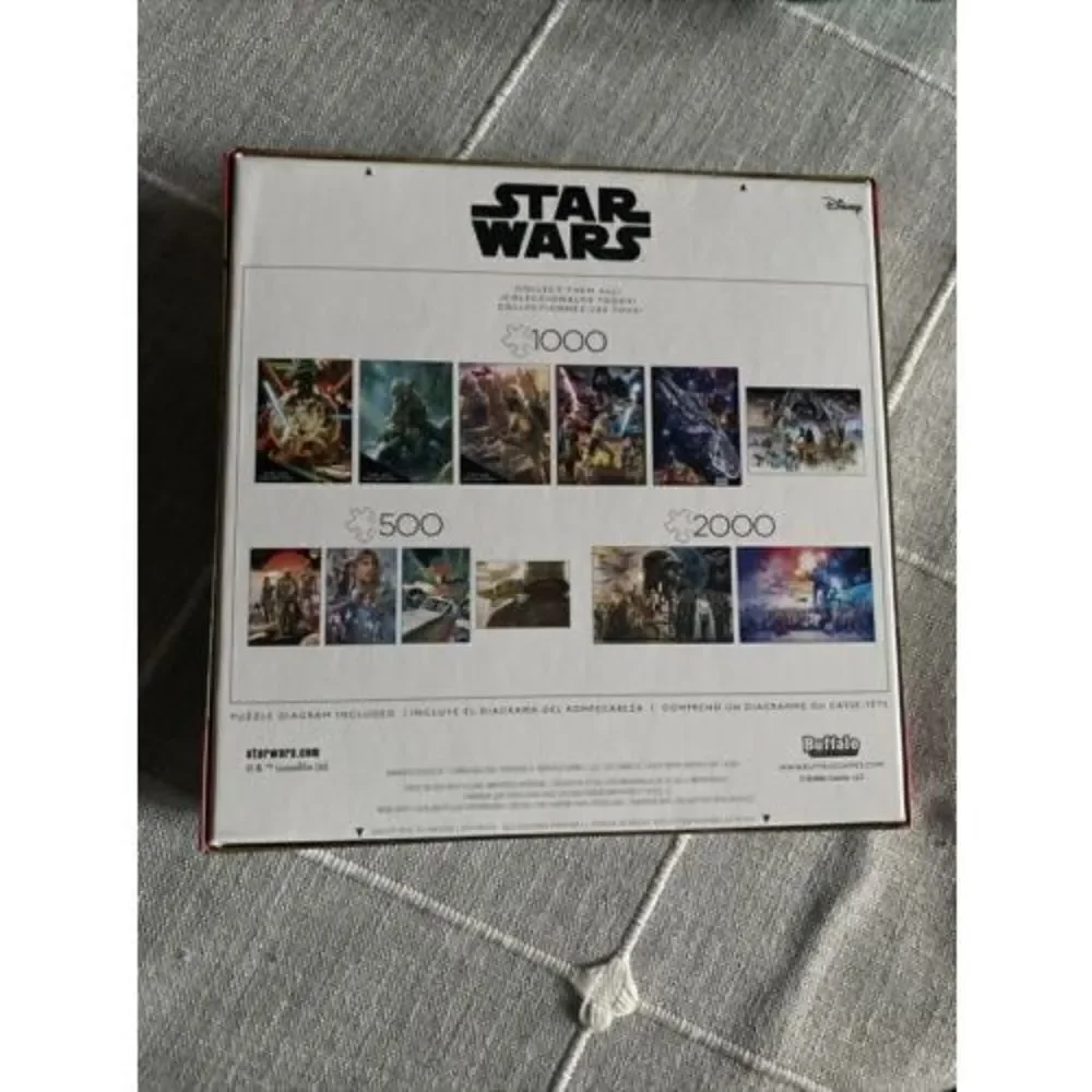 Star Wars Galaxy's Edge Trading Post 500 Piece Jigsaw Puzzle Buffalo Games NEW